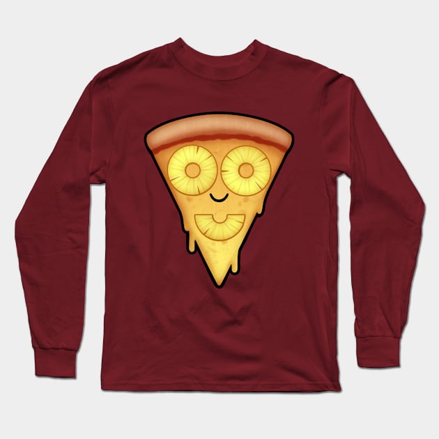 Pineapple Pizza Long Sleeve T-Shirt by kantonic